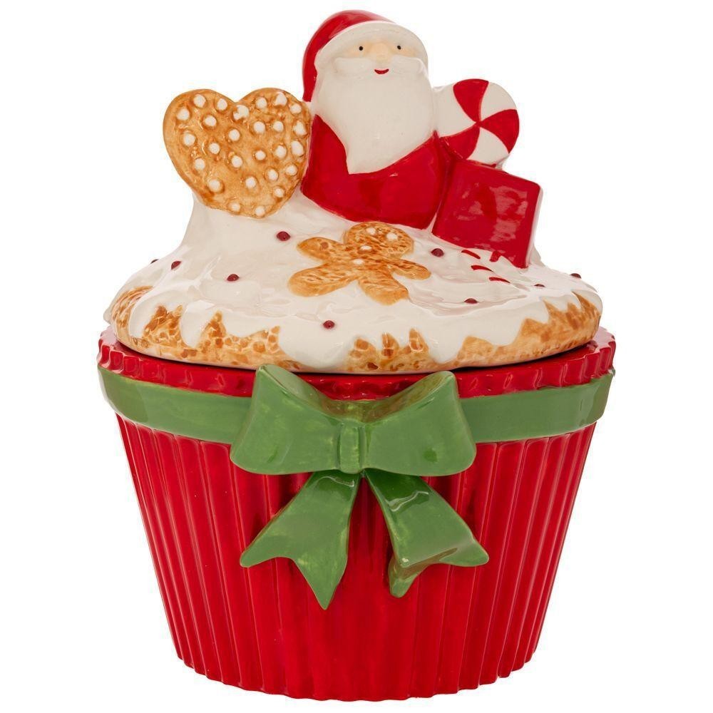 CUPCAKES ROSSO BABBO NATALE 20X18X16CM